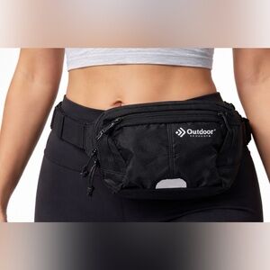 Outdoor Products Black Waist Pack Fanny Pack Adjustable Belt Bag(F112)